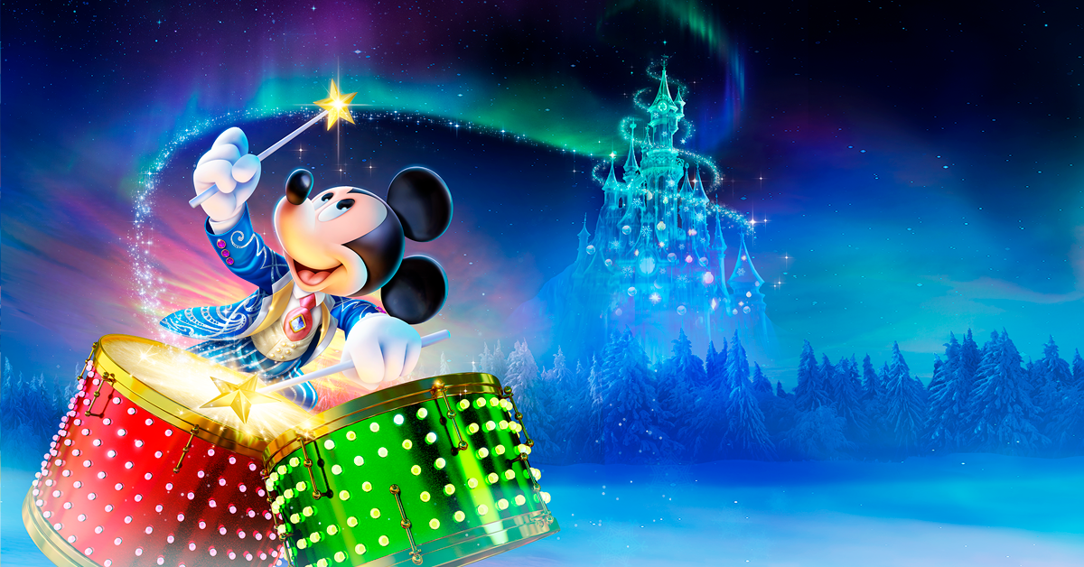 Enchanted Christmas pågår till 6 januariFira jul på Disneyland® Paris fram till 6 januari! Vackra ljusshower, mysiga gator att strosa kring bland och julparad med Musse och hans vänner.
