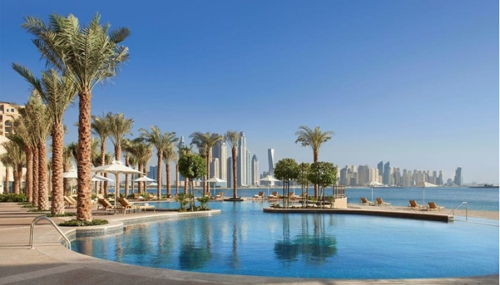 Fairmont The PalmLuksushotell som ligger på Palm Jumeirah.