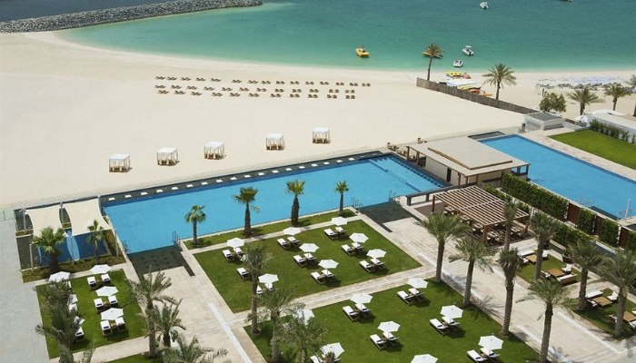 Doubletree By Hilton Hotel DubaiPrivat strand, SPA og rom med balkong