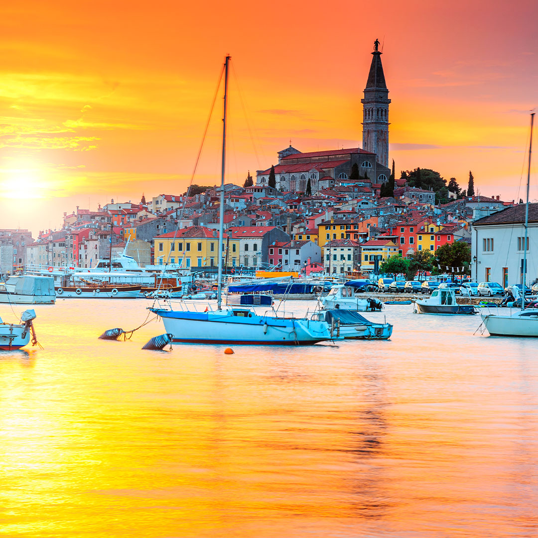 Kroatia og ItaliaRovinj og Caorle  